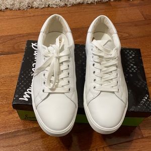 Sam Edelman White Ethyl leather Sneakers